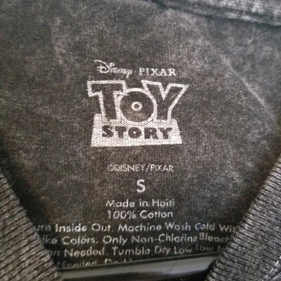 Disney Toy Story Distressed Black Tee - Picture 2 of 5